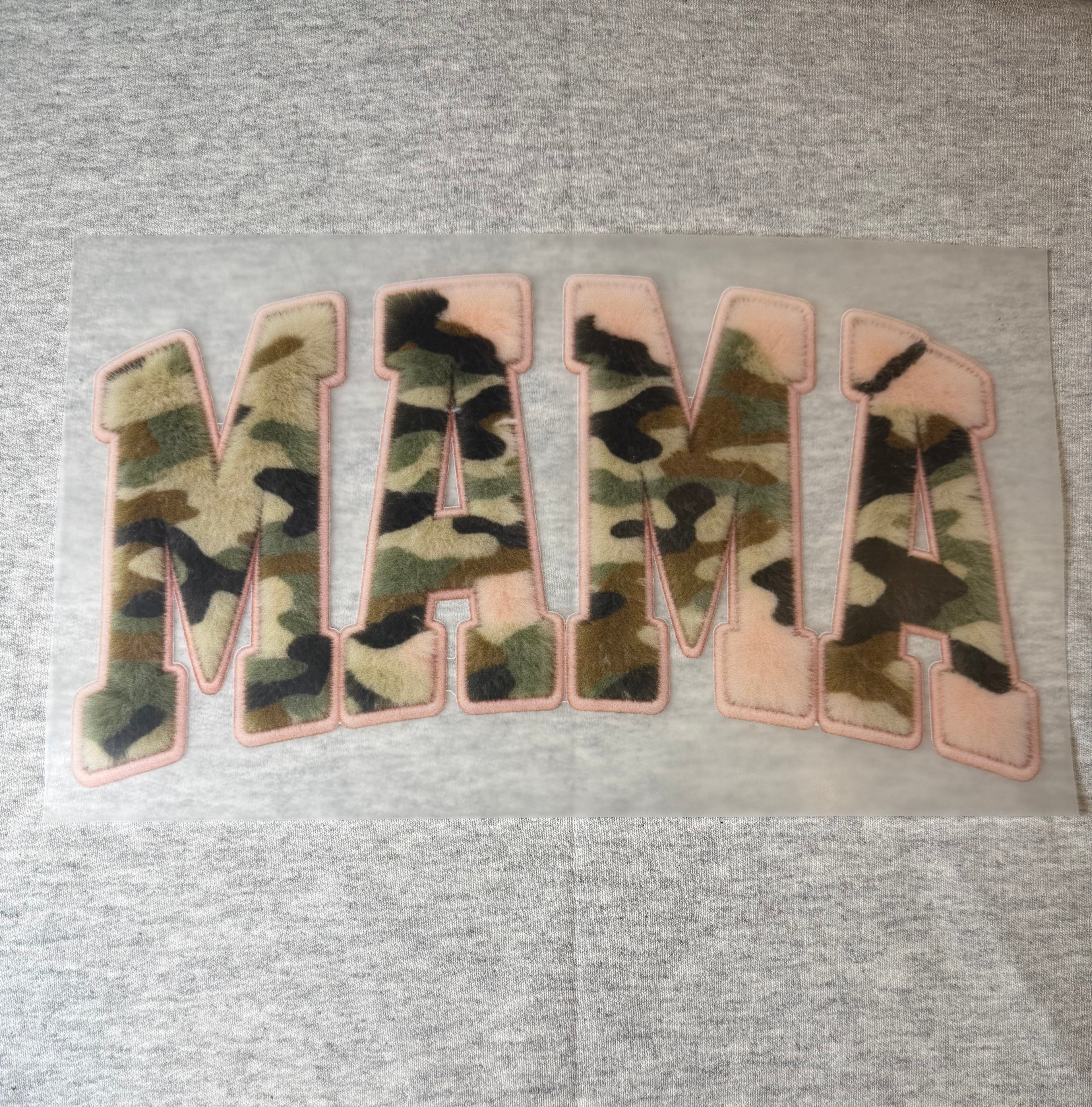 Fo Yarn Camo Mama Decal