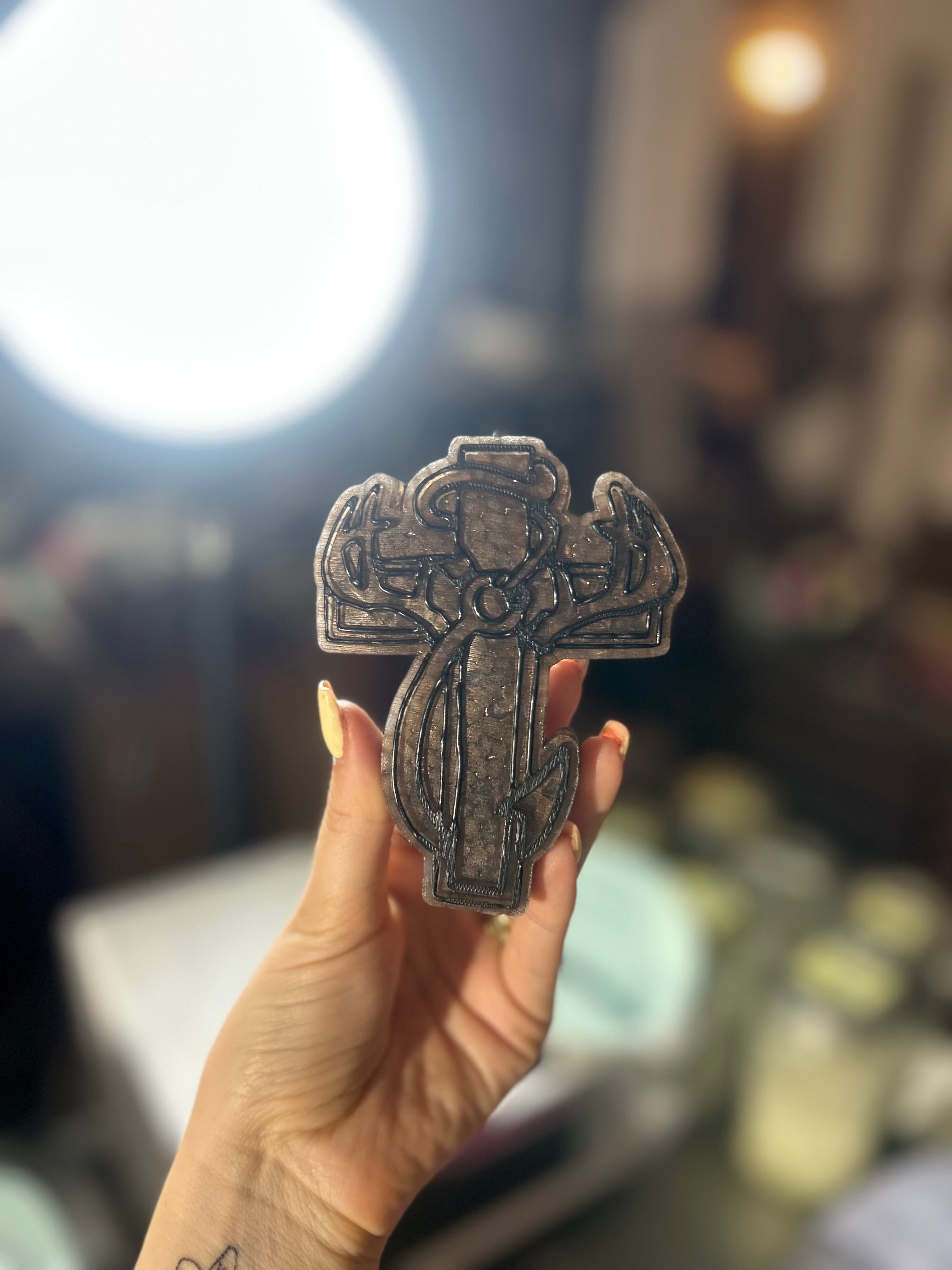 Cross With Hook Freshie