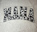 Cow print mama